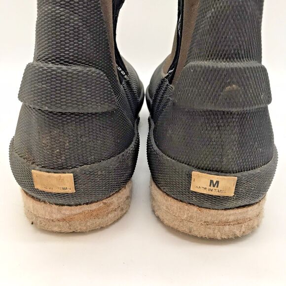 Cabela's Felt Sole Zip Wading Boot Men's M Brown Fishing Rafting Neoprene Rubber - Picture 9 of 10